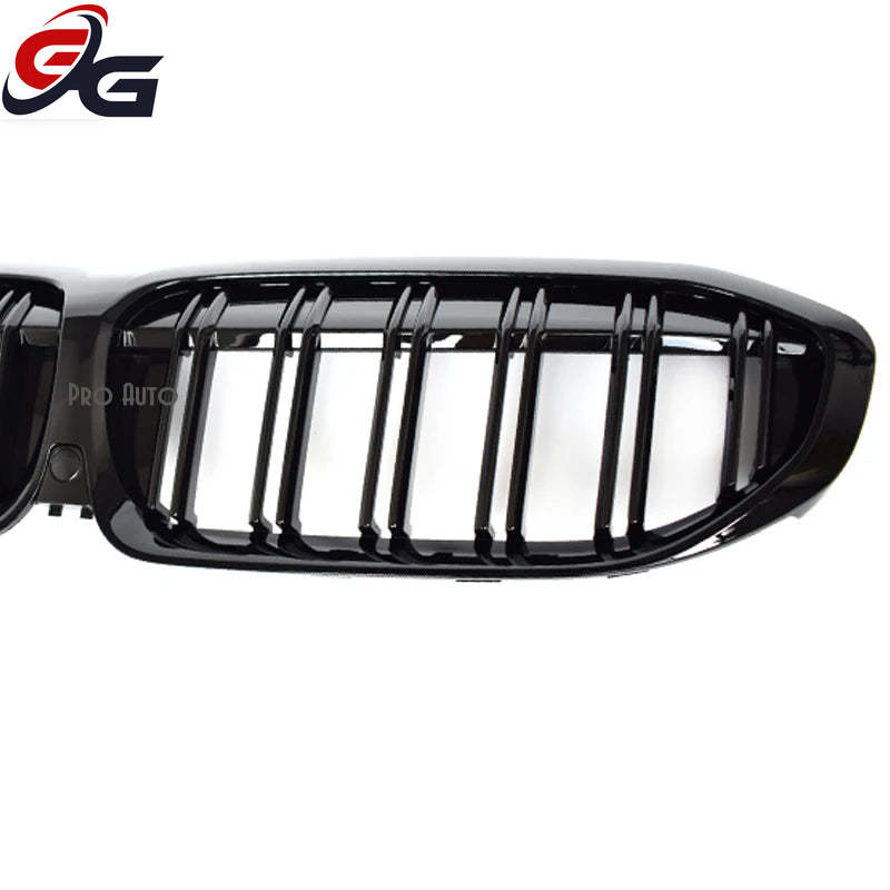 Car Front Numper Kidney Grilles Racing Grill for BMW 2019 - 2024 3 Series G20 4-Door Sedan G21 5-Door Estate 320i 325i 330d 335d