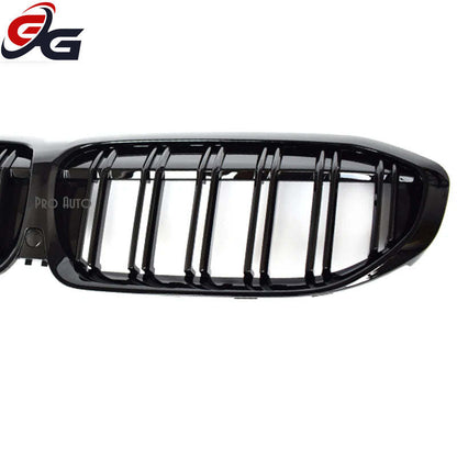 Car Front Numper Kidney Grilles Racing Grill for BMW 2019 - 2024 3 Series G20 4-Door Sedan G21 5-Door Estate 320i 325i 330d 335d