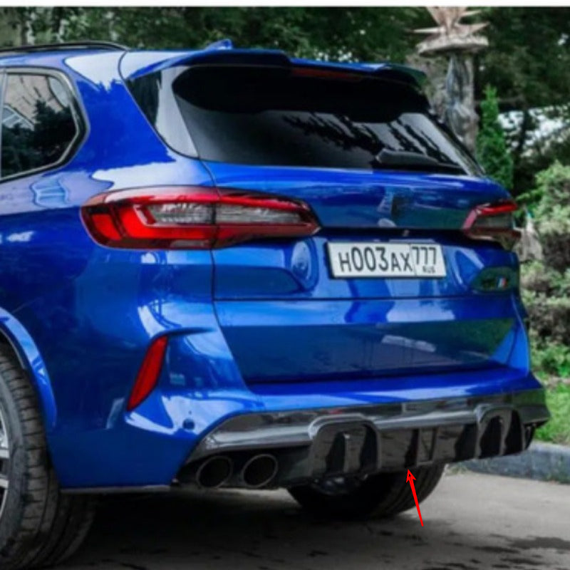 Auto-clave Dry Carbon Real Carbon Fiber CFA Style Rear Bumper Diffuser Lower Spoiler for BMW X5M Pre-facelifted F95 2019 - 2022