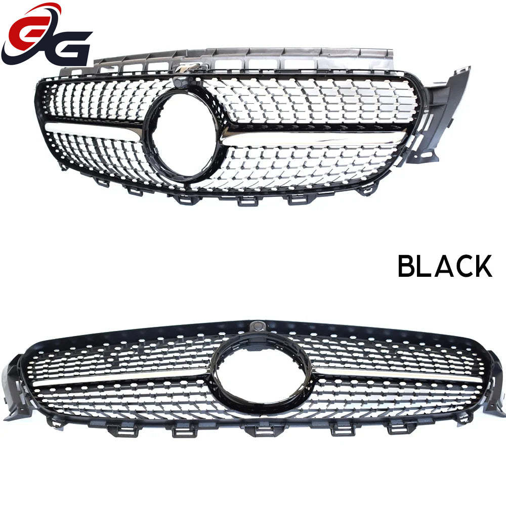 W213 Diamond Front Bumper Grill Mesh Grille for Mercedes 2017 - 2019 E Class Saloon S213 Estate C238 Coupe A238 Cabriolet Sport