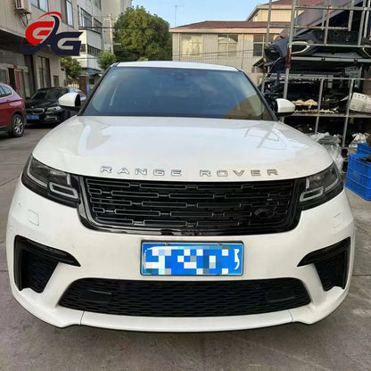 Front Bumper Grille Glossy Black Grill Replacment for Range Rover Velar Modification 2024 Racing Grills Car Styling Accessories