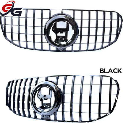 X167 GT Grilles Front Bumper Grill Mesh Grille for Mercedes GLS Class X167 2020 - 2025 GLS400 GLS450 GLS580 Panamericana Grills