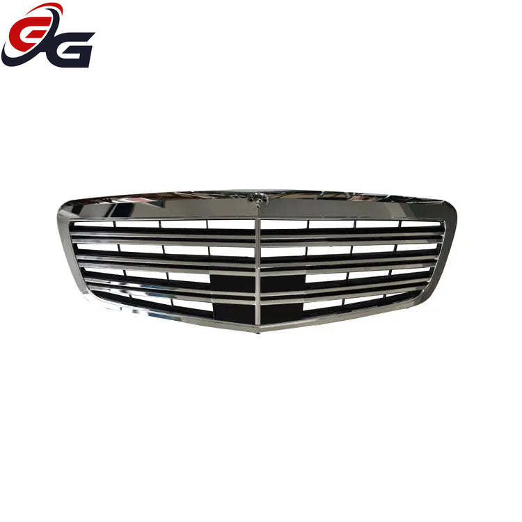 Car Front Bumper Grill Black Grille for Mercedes S Class 2009-2013 Post-facelifted W221 S280 S300L S320 S400 S420 S450 S600 S600