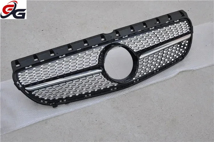 Front Bumper Radiator Grille Diamond Style Grill for Mercedes Benz B Class W246 B180 B200 2015-2019 GT Grills Car Accessories