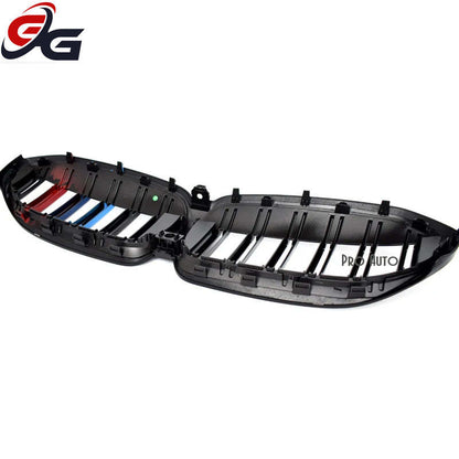 Car Front Numper Kidney Grilles Racing Grill for BMW 2019 - 2024 3 Series G20 4-Door Sedan G21 5-Door Estate 320i 325i 330d 335d