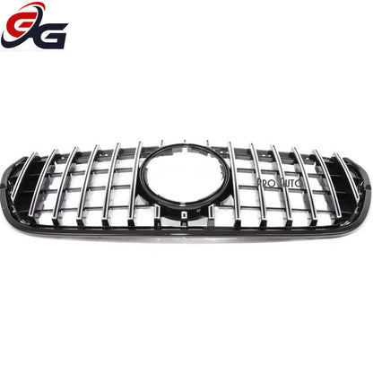 W407 Grills GTR Style Front Bumper Grill for Mercedes X Class 2017-2020 X220d X250d X350d Radiator Grille Mesh Grid Accessories