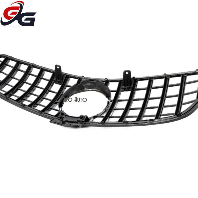 Front Bumper GT Grille Black Silver Grill Replacement for Mercedes GLE Class 2015 - 2018 SUV W166 GLE 350 GLE 400 GLE 43 Grills