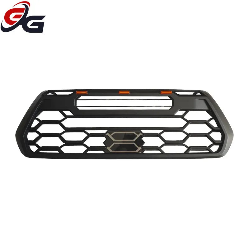 Front Bumper Grille Grill for Toyota Tacoma 2016-2023 upgrade to Racing Grills 2024 Modification Black Car Accessories Styling