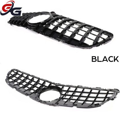 Front Bumper GT Grille suitable for Mercedes CLS Class W218 X218 2015 - 2017 CLS 400 CLS 350 CLS 500 Black Silver Racing Grill