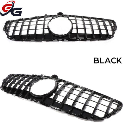 Front Bumper GT Grille suitable for Mercedes CLS Class W218 X218 2015 - 2017 CLS 400 CLS 350 CLS 500 Black Silver Racing Grill