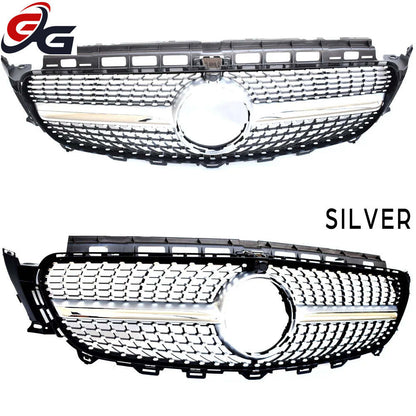 W213 Diamond Front Bumper Grill Mesh Grille for Mercedes 2017 - 2019 E Class Saloon S213 Estate C238 Coupe A238 Cabriolet Sport