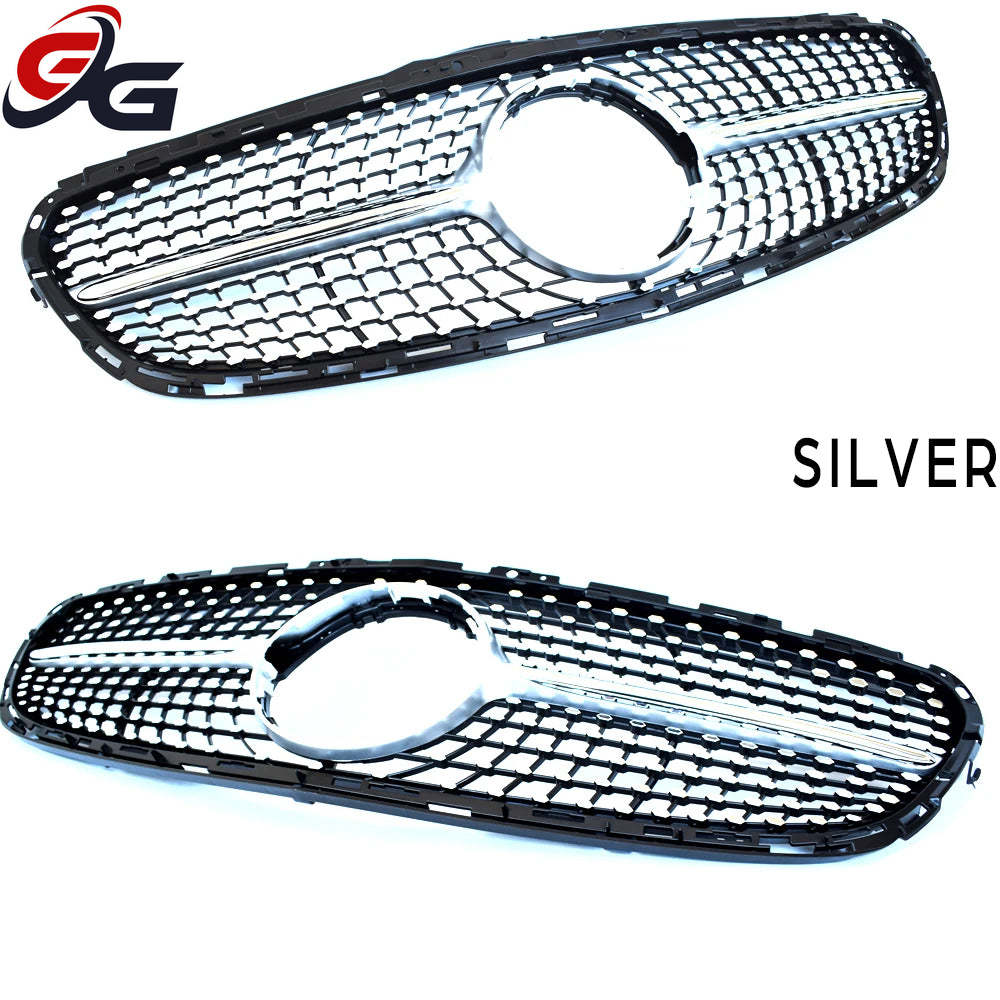 W212 Front Bumper Racing Grille Diamond for Mercedes E Class 4-Door Saloon 5-Door All-Terrain S212 2014-2016 E200 E250 E300 E400