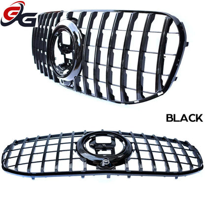 X167 GT Grilles Front Bumper Grill Mesh Grille for Mercedes GLS Class X167 2020 - 2025 GLS400 GLS450 GLS580 Panamericana Grills