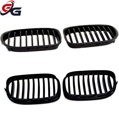 Car Grilles Front Bumper Kidney Grill Mesh for BMW 7 Series F01 F02 F03 F04 730Li 740Li 750Li 760Li 2009 - 2015 Black Grille