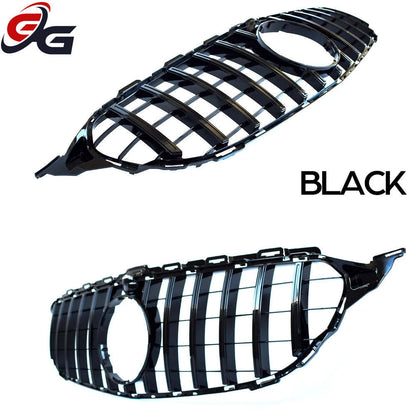 W205 Front Bumper GT Grill for Mercedes Benz C Class S205 A205 C205 2018-2020 C200 C250 C300 C350 C400 C450 C43 AMG Car Grille