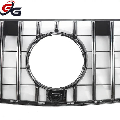 GT Style Front Bumper Grille Grill for Mercedes Benz Real GLE 63 AMG 2016-2019  Racing Grills Styling Car Accessories