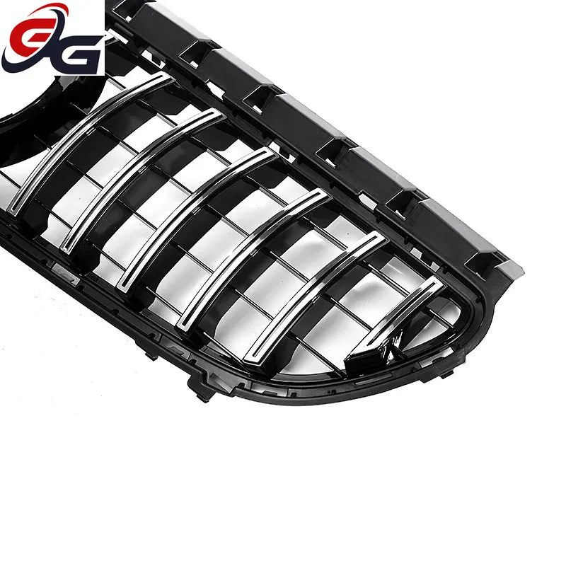 ABS Black Silver Grill Replacement Front Bumper Radiator GT Grille for Mercedes Benz B Class W246 2012-2014 Diamonds Grilles