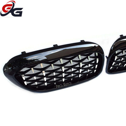 Front Kidney Grille Diamond for BMW 5 Series 2017-2019 Pre-LCI G30 Sedan G31 Wagon F90 M5 528i 530i 535i 540i Car Racing Grills