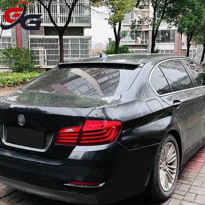 Rear Trunk Top Wing Lid Tail Spoiler Diffuser for BMW 5 Series F10 2011-2017 525i 530i Carbon Look Wings Car Accessories