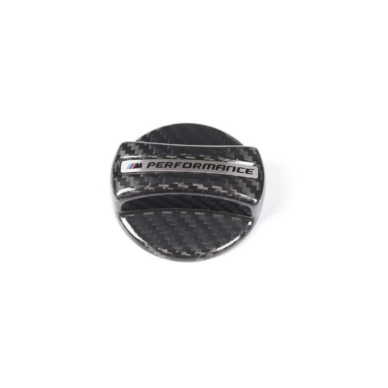 3×3 3K Twill Dry Carbon Fiber Fuel Tank Cap Cover Trim for BMW F & G Chassis Series | Stick-On Decorative Cover