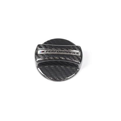 3×3 3K Twill Dry Carbon Fiber Fuel Tank Cap Cover Trim for BMW F & G Chassis Series | Stick-On Decorative Cover