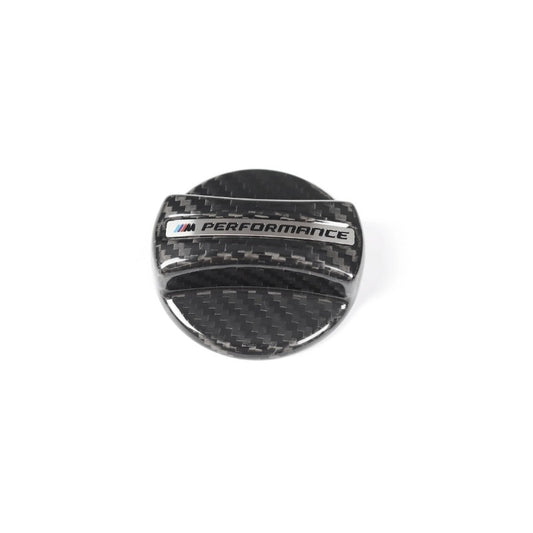 3×3 3K Twill Dry Carbon Fiber Fuel Tank Cap Cover Trim for BMW F & G Chassis Series | Stick-On Decorative Cover