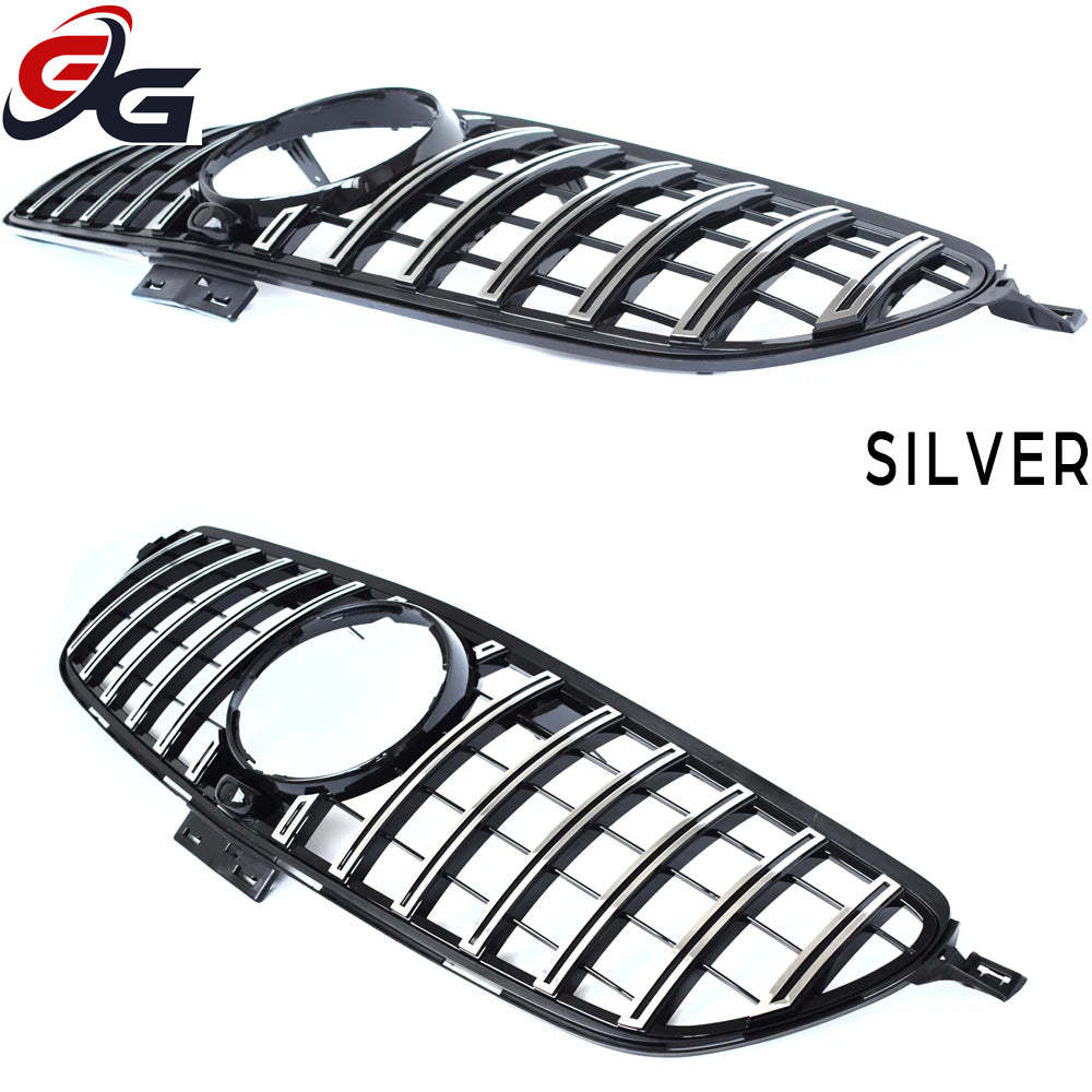 Front Grille Suitable for 2015-2018 Mercedes GLE300 GLE350 GLE400 GLE500 Coupe Only Car Upper Bumper Grill Hood Mesh Grid Grills