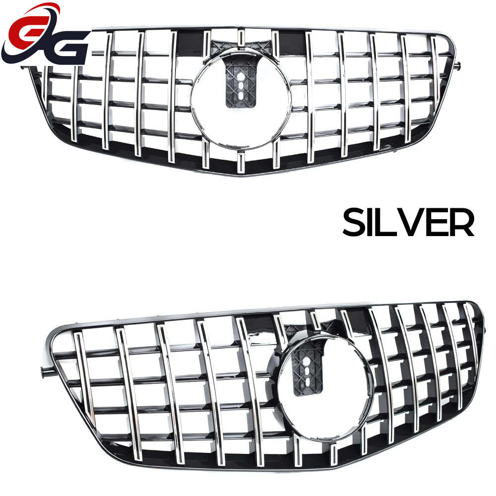 W212 Front Bumper Hood Grill Panamericana GT Style Grille for Mercedes 2009 - 2013 E Class W212 Sedan S212 Estate Car Grills