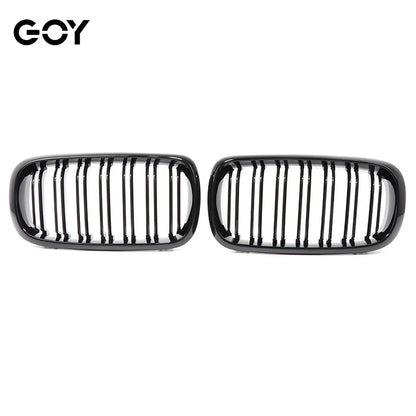 X5 F15 Grill, Piano Black Bumper Kidney Radiator Grille for BMW 2014 - 2018 X5 F15 X5M F86, X6 F16 X6M F86 2015 - 2019