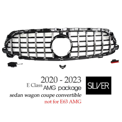 Replacement Bumper Grille For Mercedes E Class W213 S213 Facelifted AMG Package 2020 - 2022 E350 E300 E200