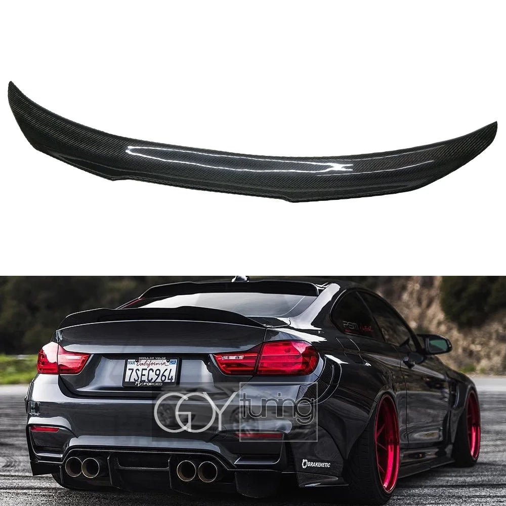 Carbon Fiber Rear Trunk Spoiler Duck-tail Deck Wing for BMW F82 M4 Series (2015 - 2019) 2-Door Coupe Only