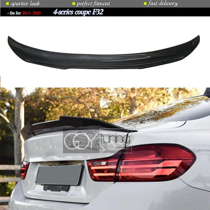 Carbon Fiber Rear Trunk Spoiler Duck-tail Deck Wing for BMW F32 4 Series (2013 - 2019) 2-Door Coupe