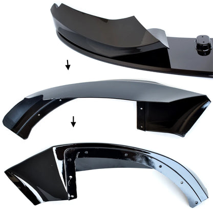 F32 MP-look Black Bumper Lip Chin Spoiler for BMW 2014 - 2020 F33 4-series Convertible & F36 Gran Coupe (M Sport Bumper Only)