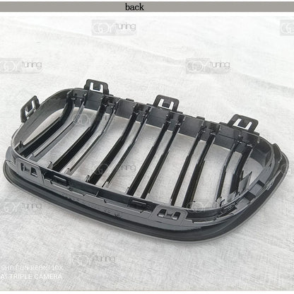 Gloss Black Front Bumper Kidney Radiator Grille for BMW 2013 - 2019 F22 2-series Coupe, F23 Convertible (Also Fit for F87 M2)