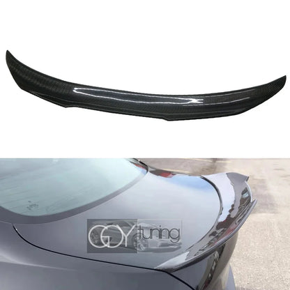 Carbon Fiber Rear Trunk Spoiler Duck-tail Deck Wing for BMW F36 4 Series (2013 - 2019) 4-Door Gran Coupe Only, Perfect Fit