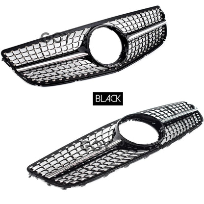 Black Replacement Bumper Grille Diamonds Type For Mercedes E Class  Facelifted A207 Cabrio C207 Coupe 2014 - 2016 E300 E350 E400