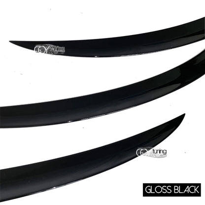 ABS Plastic Gloss Black & Carbon-Fiber-Printing Rear Roof Spoiler for BMW 1 Series E82 Coupe E88 Convertible & 1M 2006 - 2013