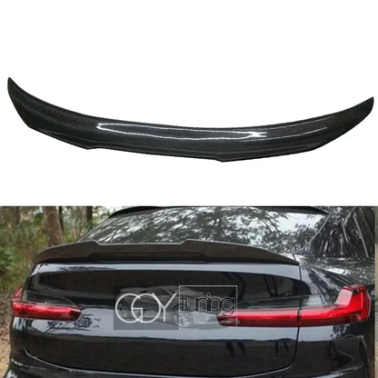 Carbon Fiber Rear Trunk Spoiler Duck-tail Deck Wing for BMW G02 X4 F98 X4M (2019 - 2024)