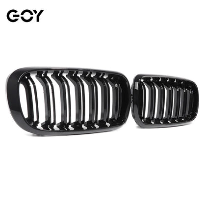 X5 F15 Grill, Piano Black Bumper Kidney Radiator Grille for BMW 2014 - 2018 X5 F15 X5M F86, X6 F16 X6M F86 2015 - 2019