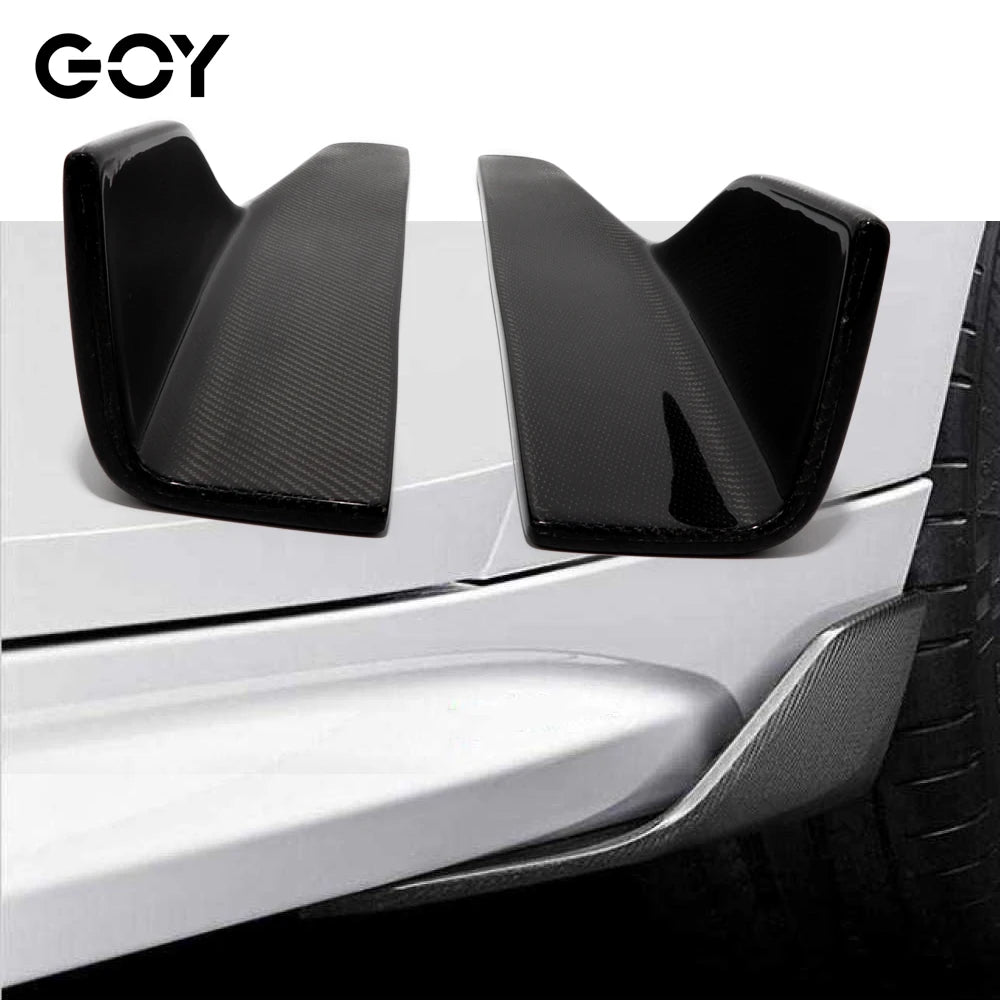 Universal Carbon Fiber Side Skirt Extensions 1 Pair, Perfect Fit for Any Vehicle, Originally from F87 M2 2 Series