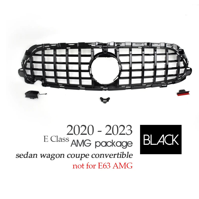 Replacement Bumper Grille For Mercedes E Class W213 S213 Facelifted AMG Package 2020 - 2022 E350 E300 E200