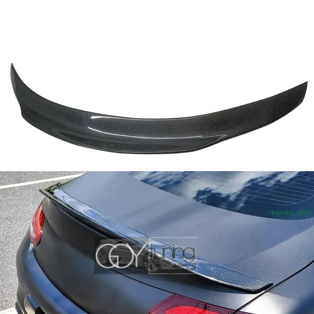 Carbon Fiber Rear Trunk Spoiler Duckbill Boot Wing for Mercedes W205 Sedan (2015 - 2021), Fitment Guranteed