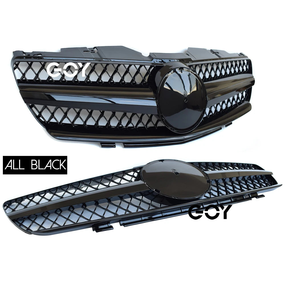 SL65-AMG-style Front Bumper Grill For Mercedes SL Class R230 SL350 SL500 SL600 SL55 SL65 AMG