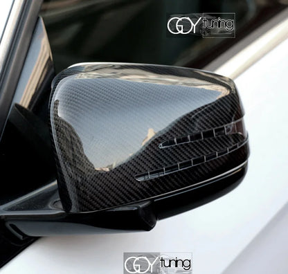 Carbon Fiber Mirror Covers for Mercedes A B CLA C E S CLS GLA GLK W176 W246 W117 C117 X117 W204 W207 W212 W218 W221 X156 X204