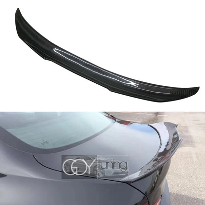 Carbon Fiber Rear Trunk Spoiler Deck Wing Boot Spoiler for BMW F10 5 Series (2010 - 2016) & M5, 6-Month Warranty