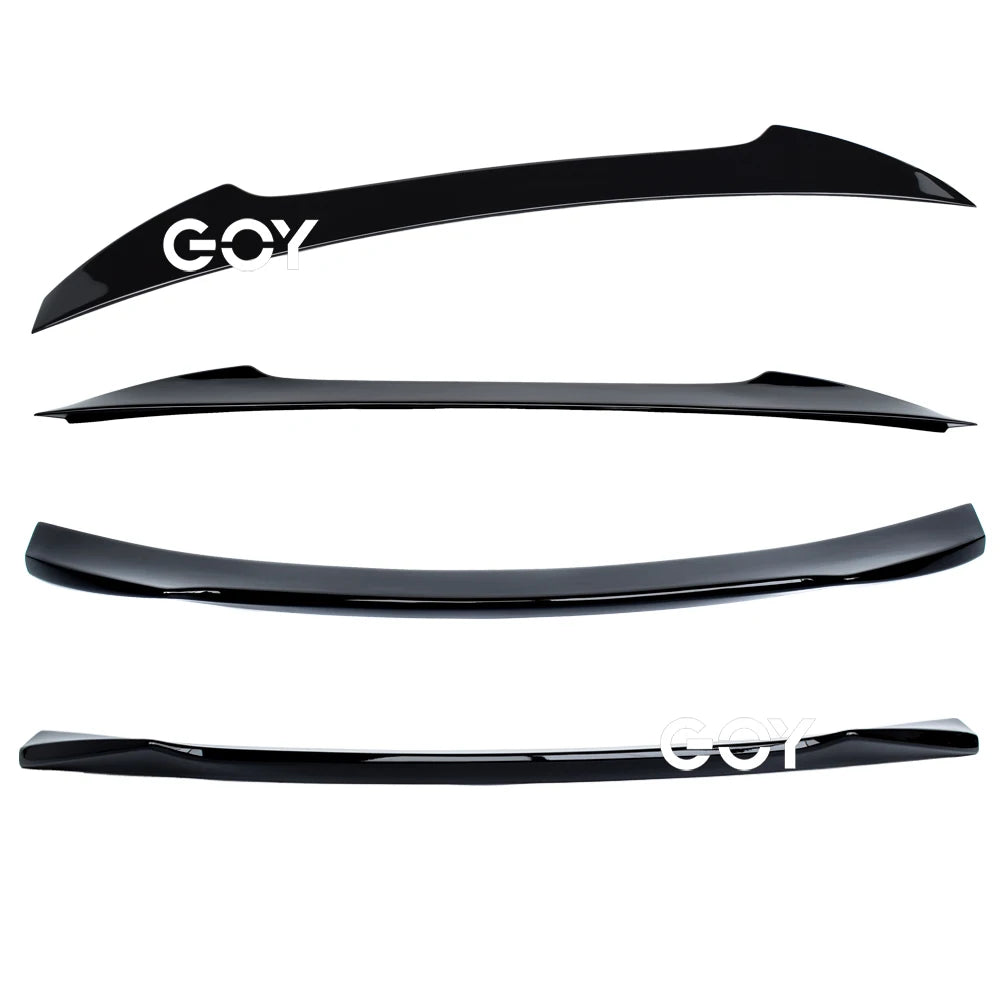 ABS Plastic Trunk Spoiler Glossy Black for Honda 10th Civic X 2-Box 5-Door Hatchback FK FK4 FK5 FK6 FK7 FK8 FK9 2015 - 2020