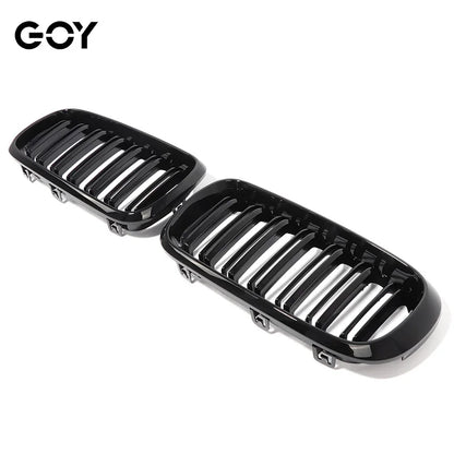 X5 F15 Grill, Piano Black Bumper Kidney Radiator Grille for BMW 2014 - 2018 X5 F15 X5M F86, X6 F16 X6M F86 2015 - 2019