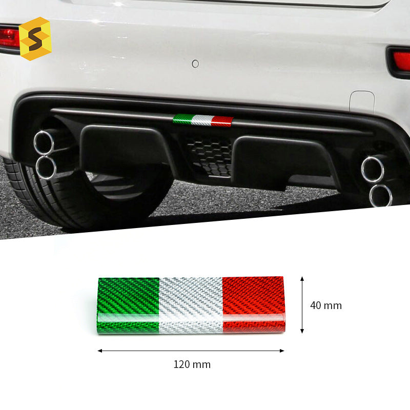 Real Carbon Fiber Rear Bumper Lip Trim for Fiat Abarth 595