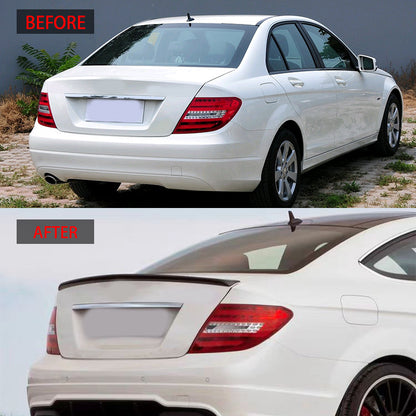 AMG-Style Rear Wing Spoiler for Mercedes-Benz C-Class W204 (2007 - 2014)