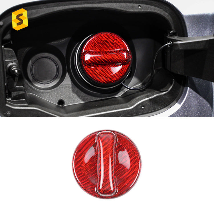 Real Dry Carbon Fiber Inner Fuel Filler Cap Cover for Mercedes-Benz G-Class AMG